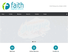 Tablet Screenshot of faithwinfield.com